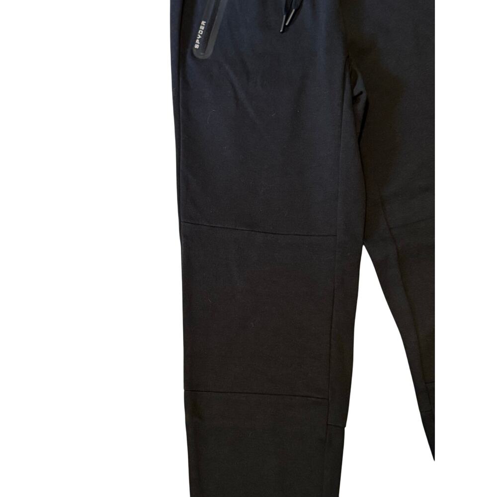 SPYDER Active ProWeb Tapered Leg Performance Joggers Black Men's Size S - Picture 10 of 15
